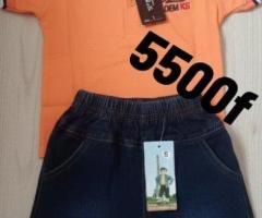 Vêtements d'enfant de 1 an à 10 ans