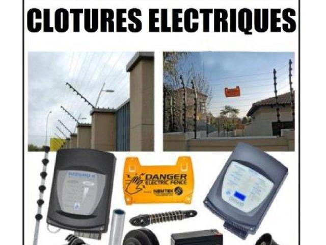 - Clôtures Électriques, et Fils anti intrusion barbelés