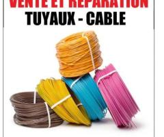 Tous travaux d'électricité (Installations des tuyaux câbles et lampes ..etc.. )