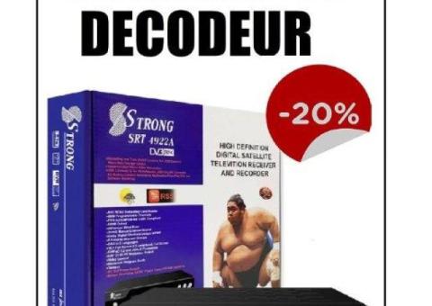 Décodeurs (STRONG, DSTV, TNT, NEW WORLD, STARTIMES, CANAL+, SLTV, REDLINE, SPORT+, BOX ANDROID